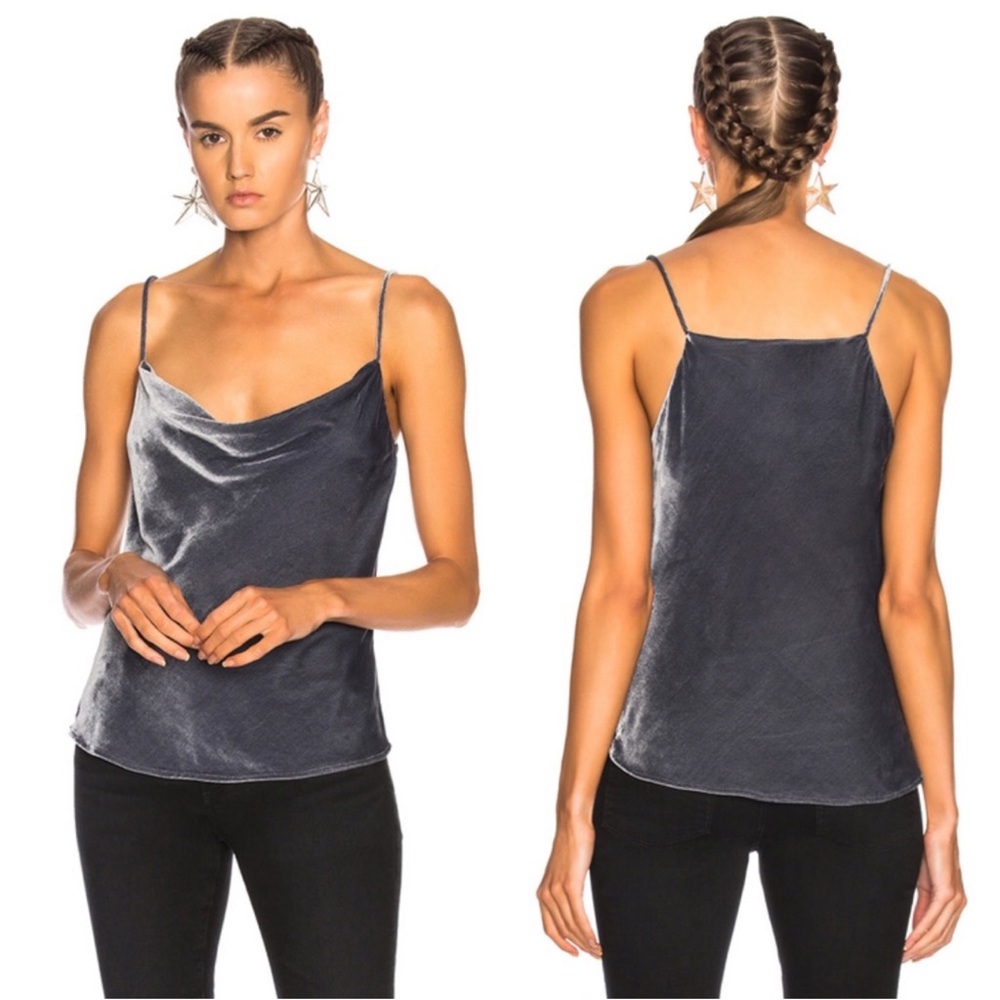 AG Adriano Goldschmied Charcoal Camisole